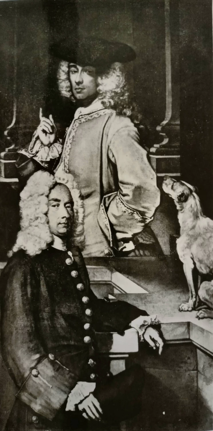  72-Fra Galgario-Ritratto del Marchese Rota con il capitano Antonio Brinzago da Lodi -Bergamo 